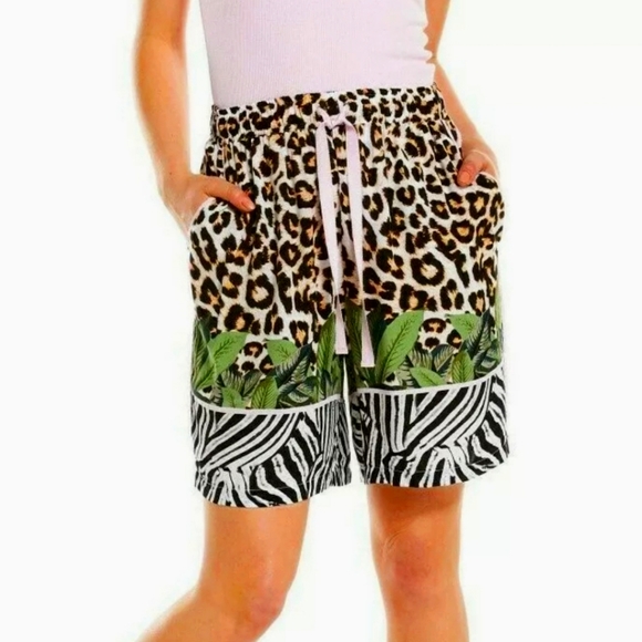 Peter Alexander Other - PETER ALEXANDER WOMENS LEOPARD ZEBRA SHORTS SIZE S